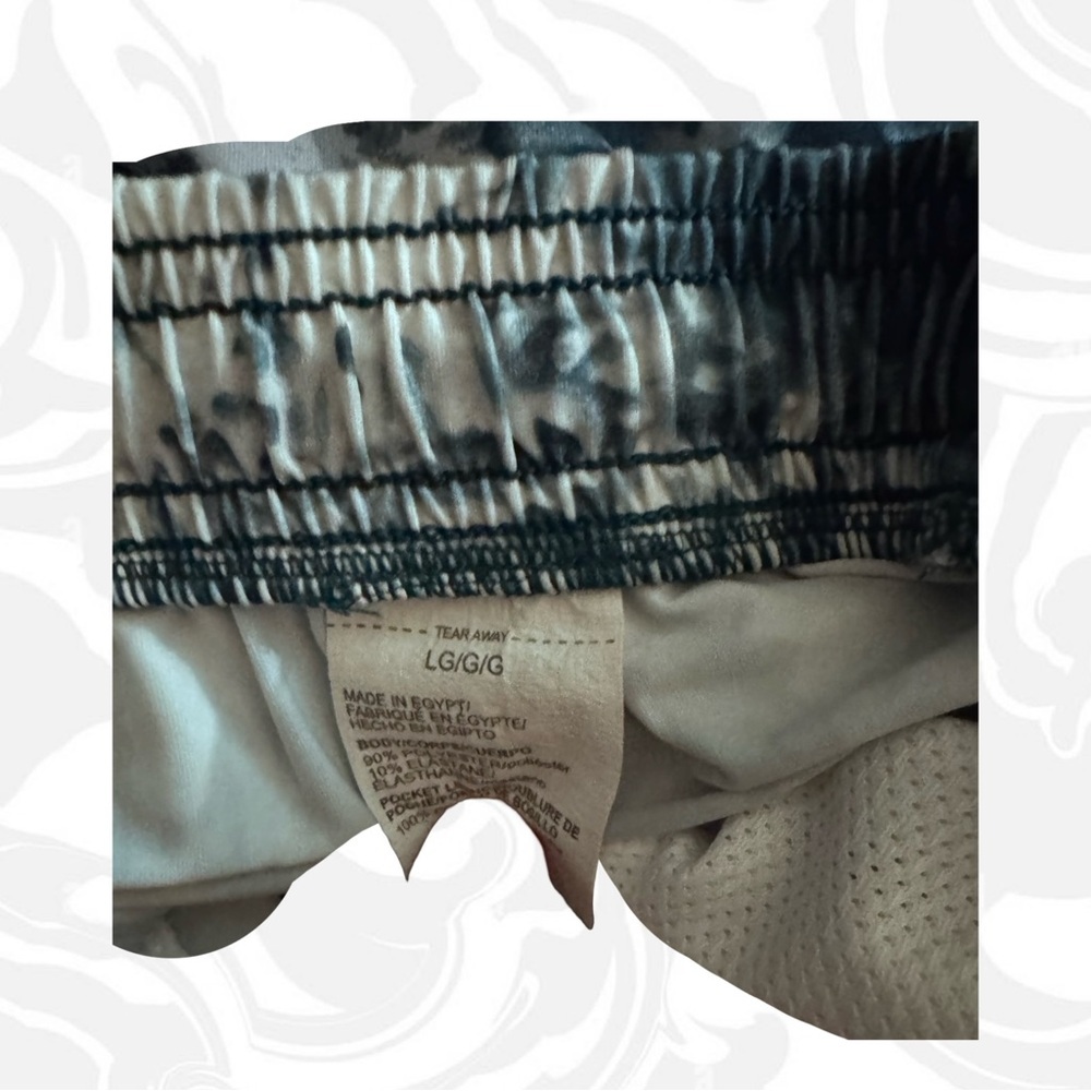 Under Armour Men's Lrg Basketball
Shorts Blue White Pattern - Picture 4 of 4